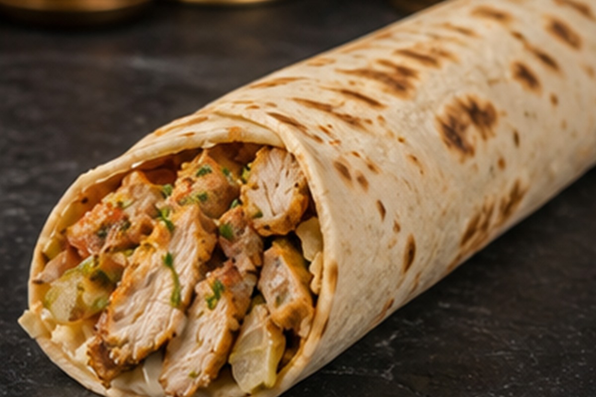 رغيف شاورما فراخ سوري
